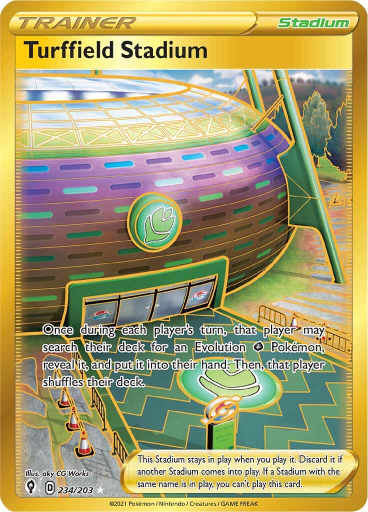 Turffield Stadium (234/203) [Sword & Shield: Evolving Skies] | L.A. Mood Comics and Games