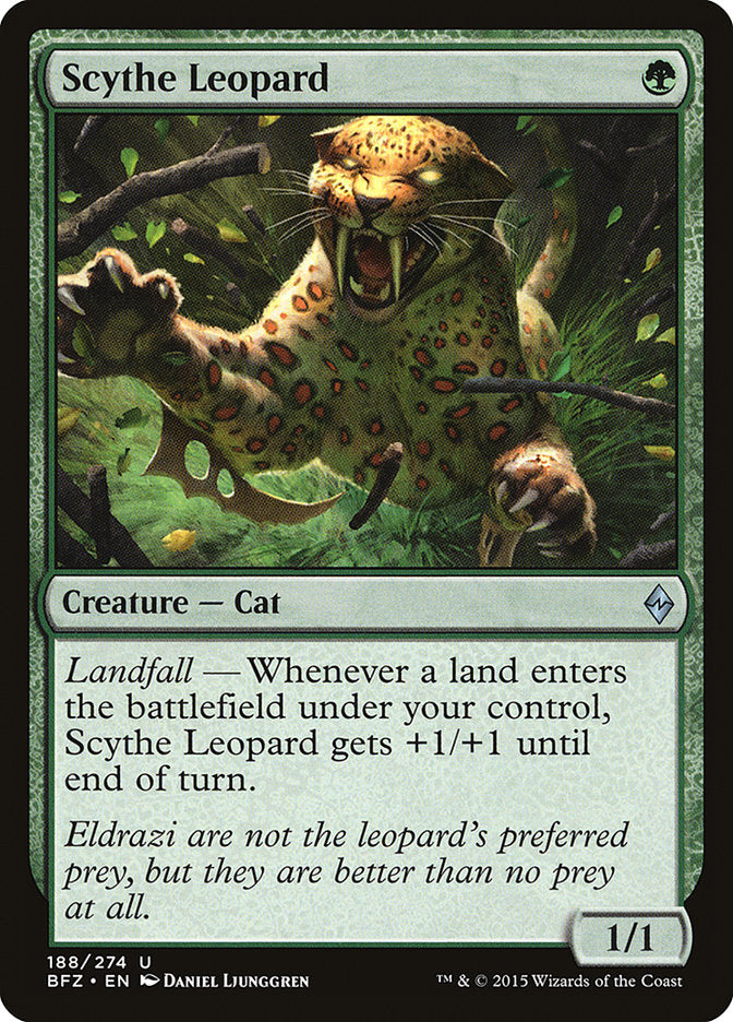 Scythe Leopard [Battle for Zendikar] | L.A. Mood Comics and Games