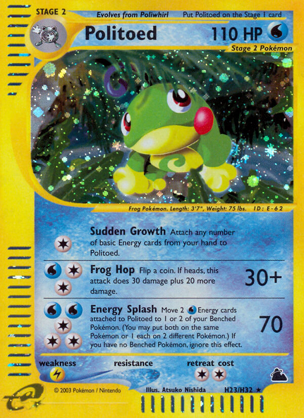 Politoed (H23/H32) [Skyridge] | L.A. Mood Comics and Games