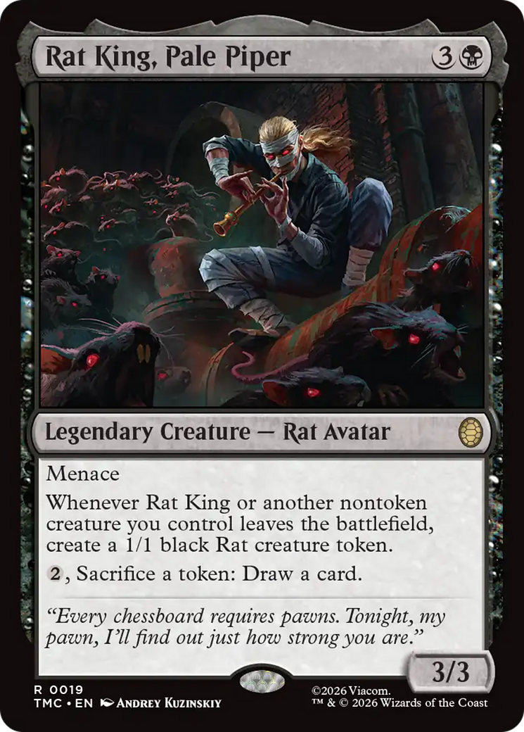 Rat King, Pale Piper [Teenage Mutant Ninja Turtles Commander] | L.A. Mood Comics and Games
