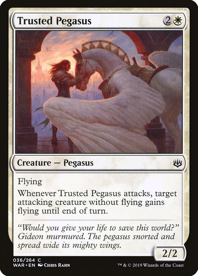 Trusted Pegasus [War of the Spark] | L.A. Mood Comics and Games