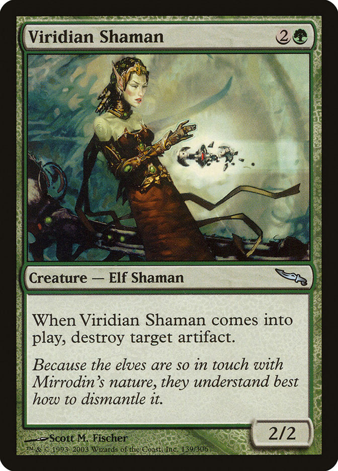 Viridian Shaman [Mirrodin] | L.A. Mood Comics and Games