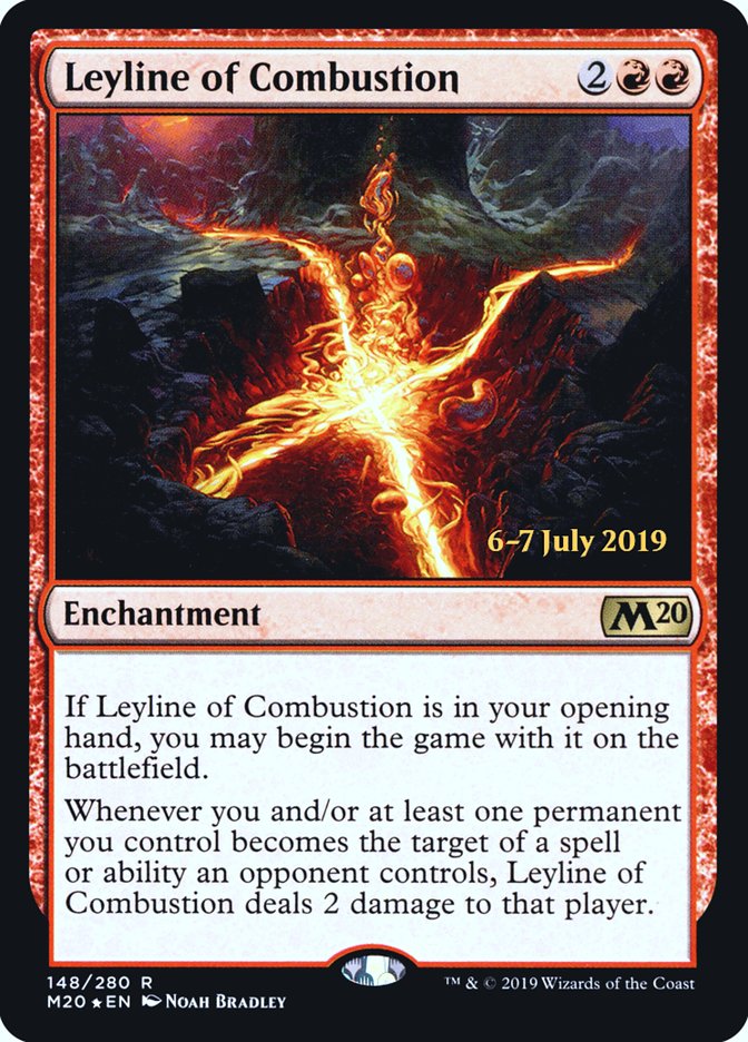Leyline of Combustion [Core Set 2020 Prerelease Promos] | L.A. Mood Comics and Games