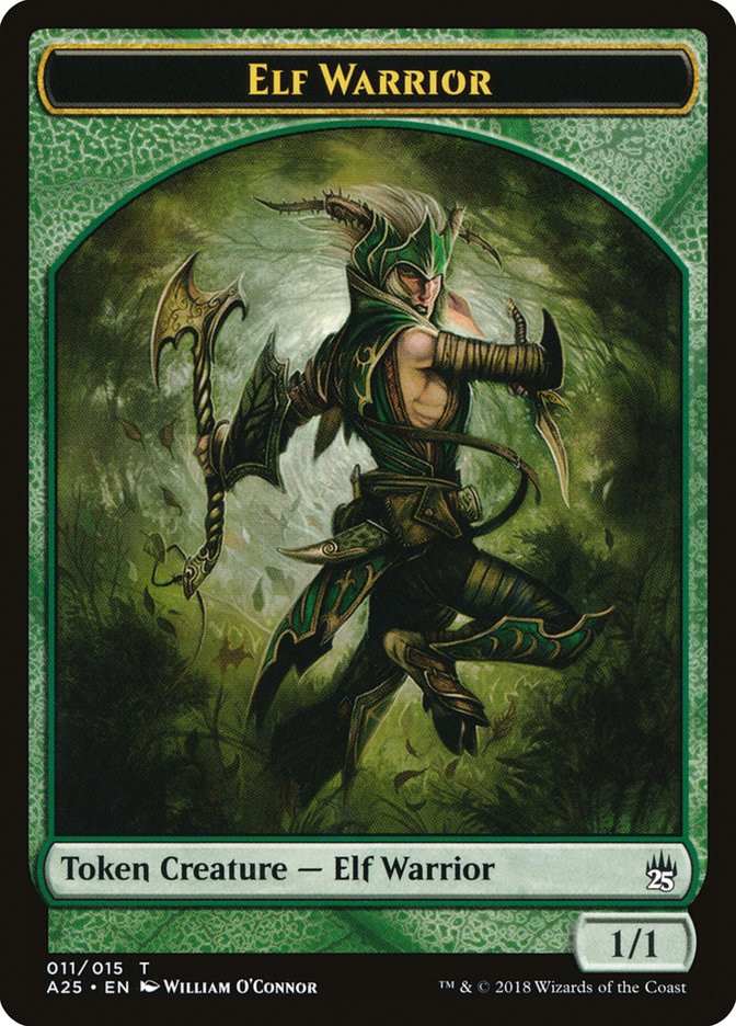 Elf Warrior Token [Masters 25 Tokens] | L.A. Mood Comics and Games