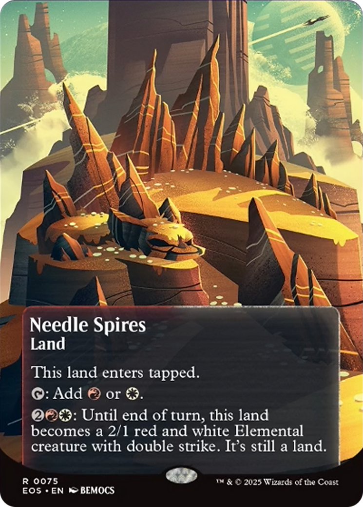Needle Spires (0075) (Borderless) [Edge of Eternities: Stellar Sights] | L.A. Mood Comics and Games