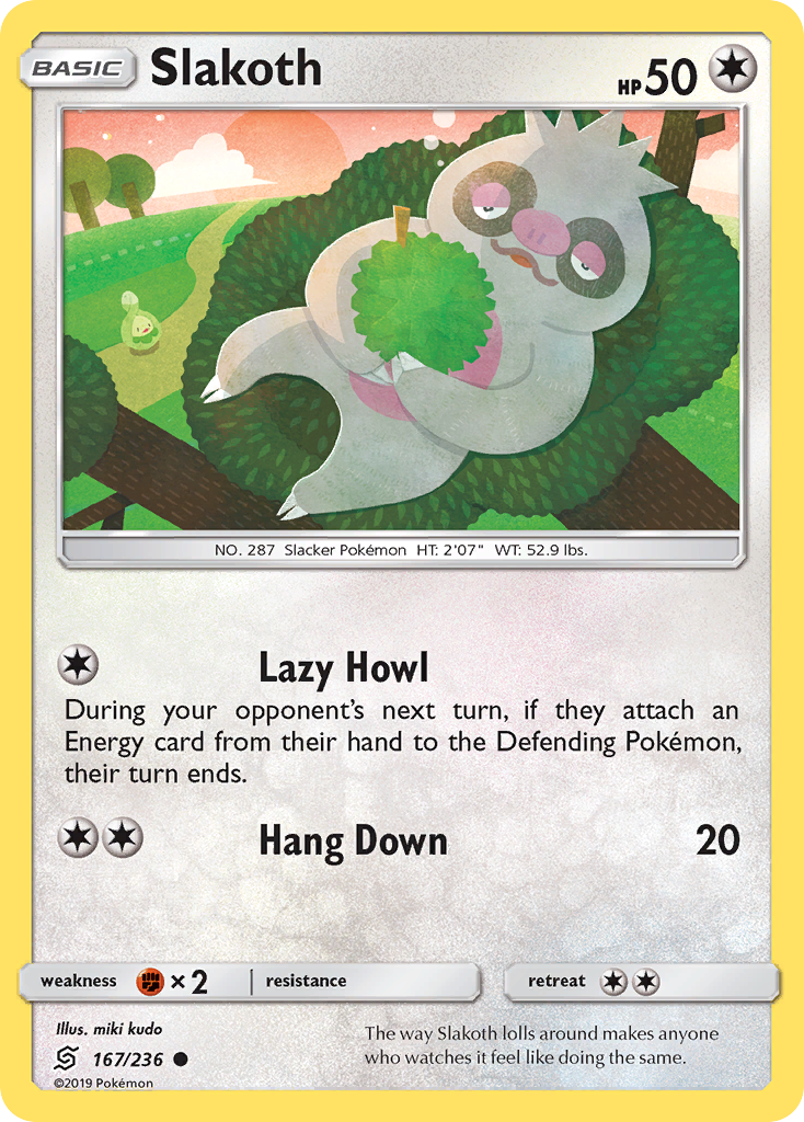 Slakoth (167/236) [Sun & Moon: Unified Minds] | L.A. Mood Comics and Games
