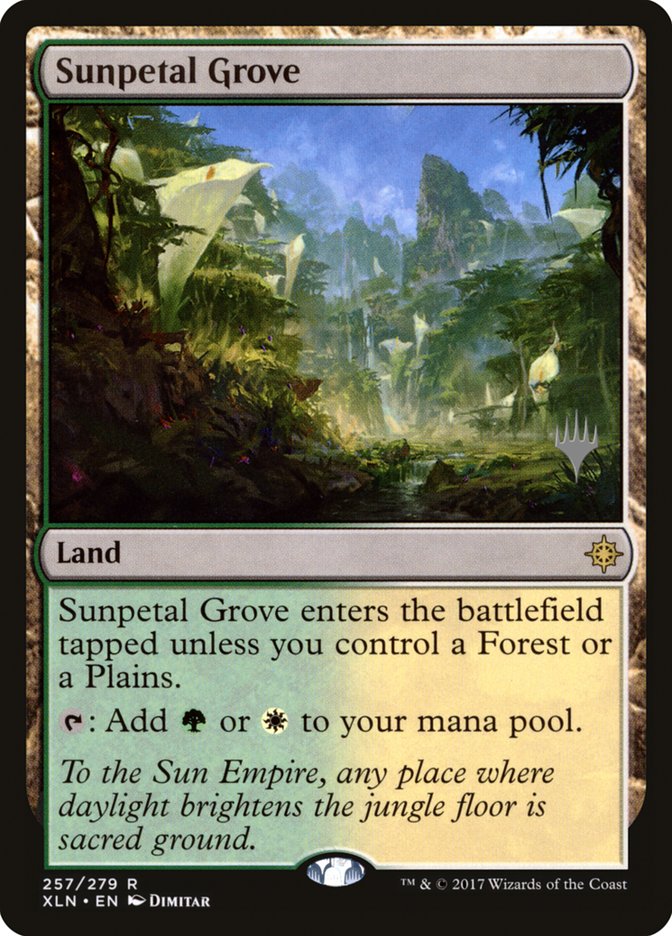 Sunpetal Grove (Promo Pack) [Ixalan Promos] | L.A. Mood Comics and Games