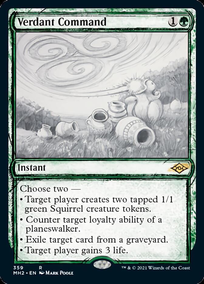 Verdant Command (Sketch) [Modern Horizons 2] | L.A. Mood Comics and Games