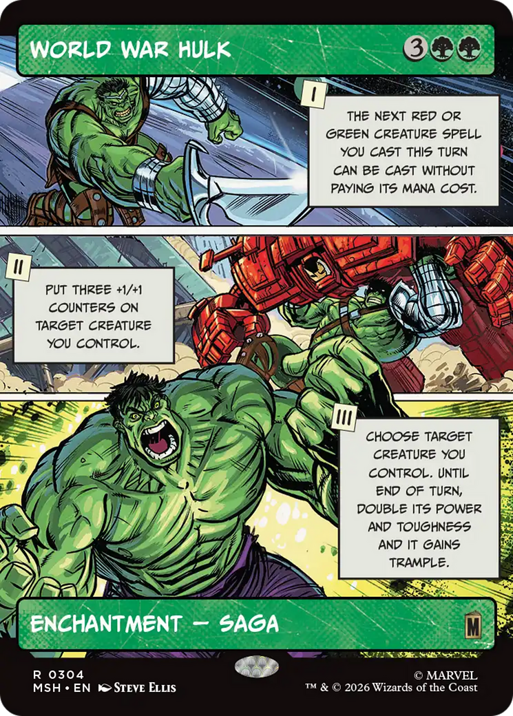 World War Hulk (Borderless) [Marvel Super Heroes] | L.A. Mood Comics and Games