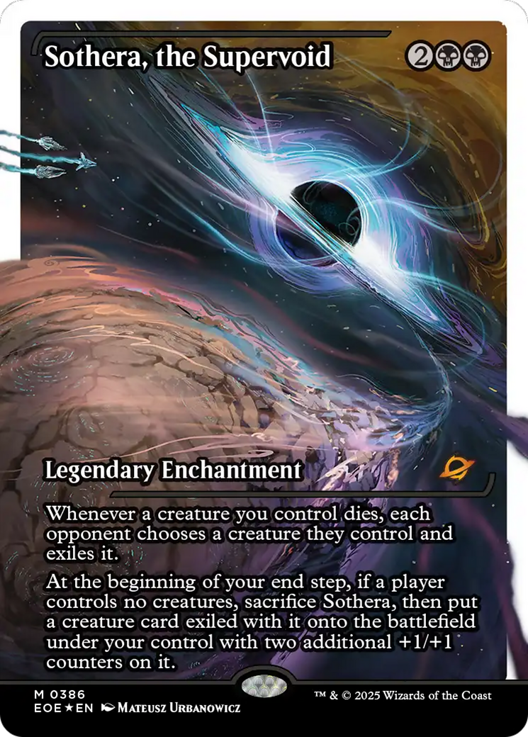 Sothera, the Supervoid (Fracture Foil) [Edge of Eternities] | L.A. Mood Comics and Games