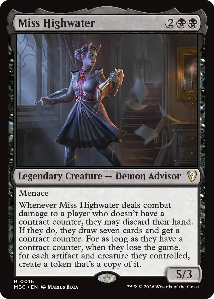 Miss Highwater [Mystery Booster: Commander Edition] | L.A. Mood Comics and Games