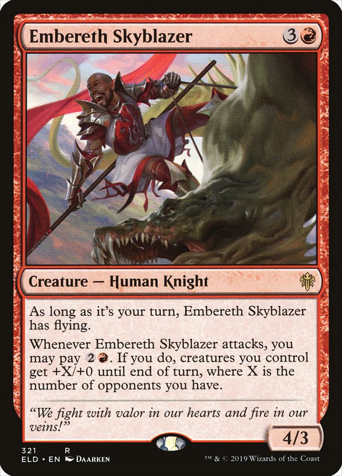 Embereth Skyblazer [Throne of Eldraine] | L.A. Mood Comics and Games