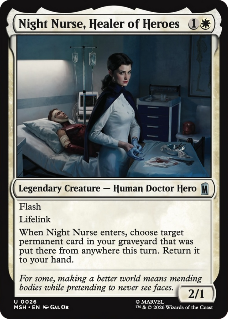 Night Nurse, Healer of Heroes [Marvel Super Heroes] | L.A. Mood Comics and Games