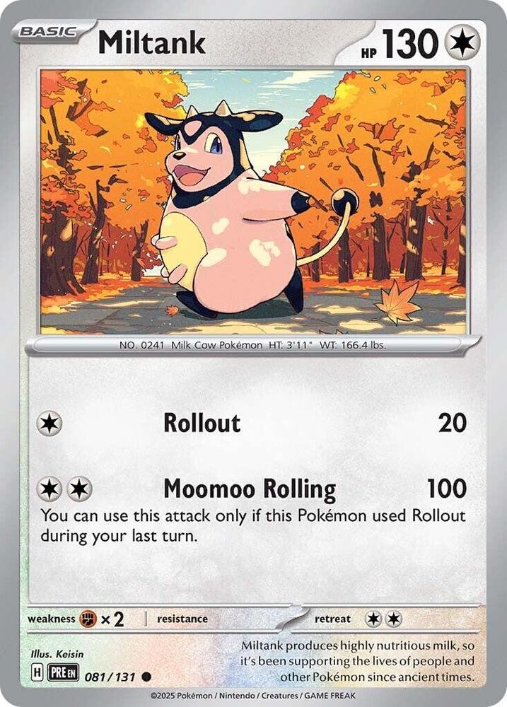 Miltank (081/131) [Scarlet & Violet: Prismatic Evolutions] | L.A. Mood Comics and Games