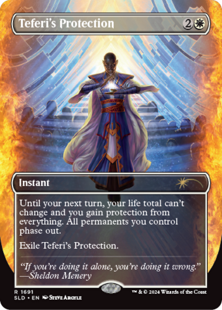 Teferi's Protection (1691) [Secret Lair: Sheldon's Spellbook] | L.A. Mood Comics and Games