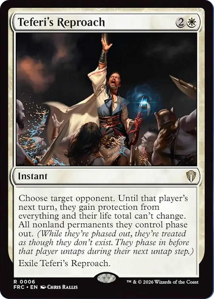 Teferi's Reproach [Reality Fracture Commander] | L.A. Mood Comics and Games