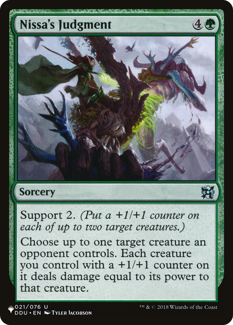 Nissa's Judgment [The List] | L.A. Mood Comics and Games
