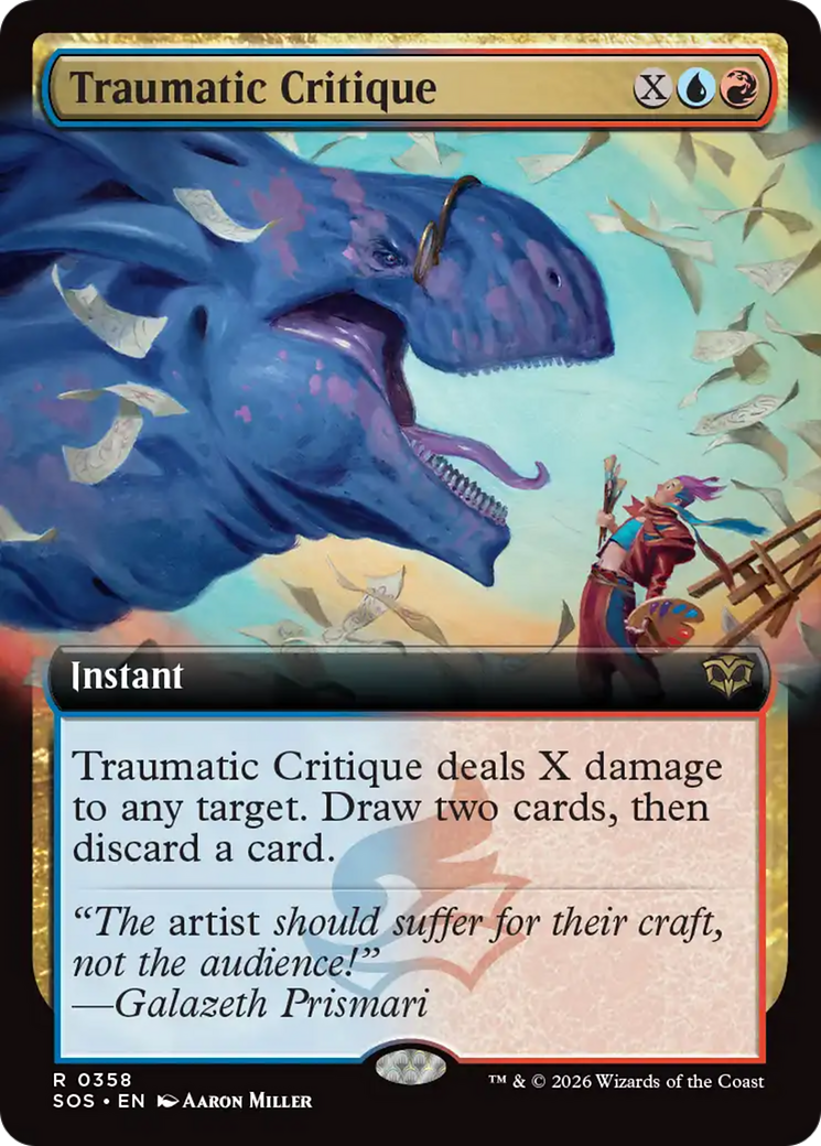 Traumatic Critique (Extended Art) [Secrets of Strixhaven] | L.A. Mood Comics and Games