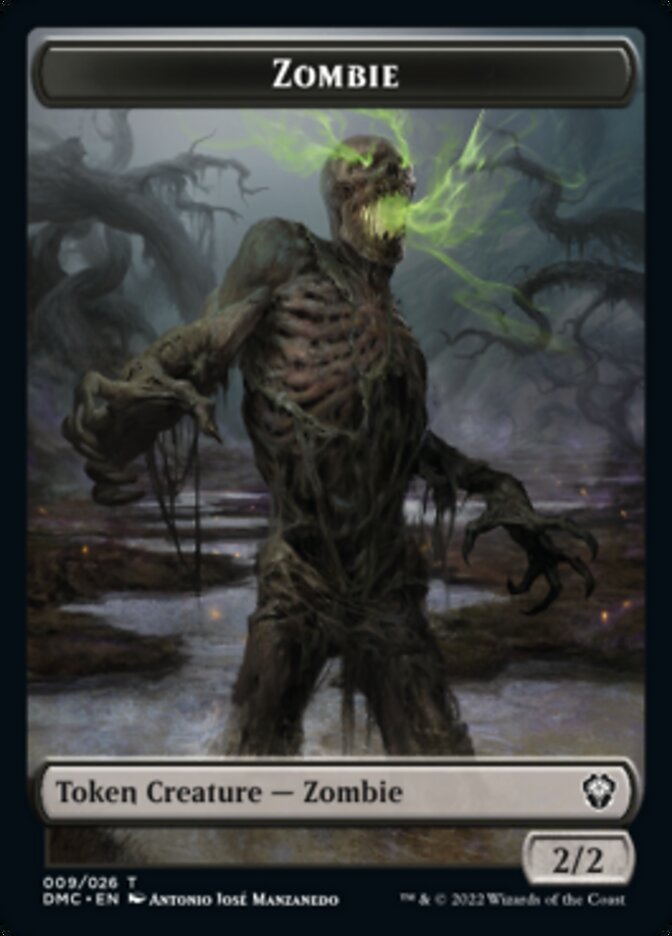 Soldier // Zombie Double-Sided Token [Dominaria United Tokens] | L.A. Mood Comics and Games