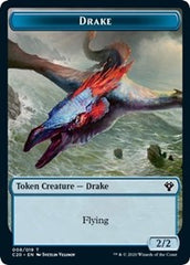 Drake // Goblin Warrior Double-Sided Token [Commander 2020 Tokens] | L.A. Mood Comics and Games