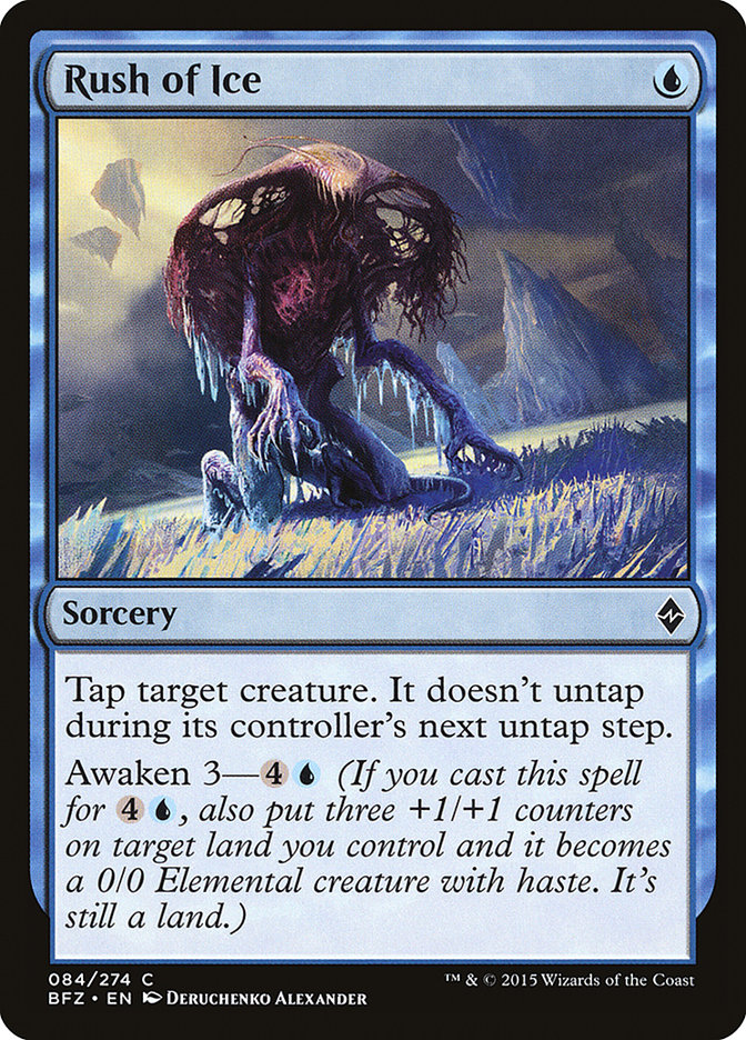 Rush of Ice [Battle for Zendikar] | L.A. Mood Comics and Games