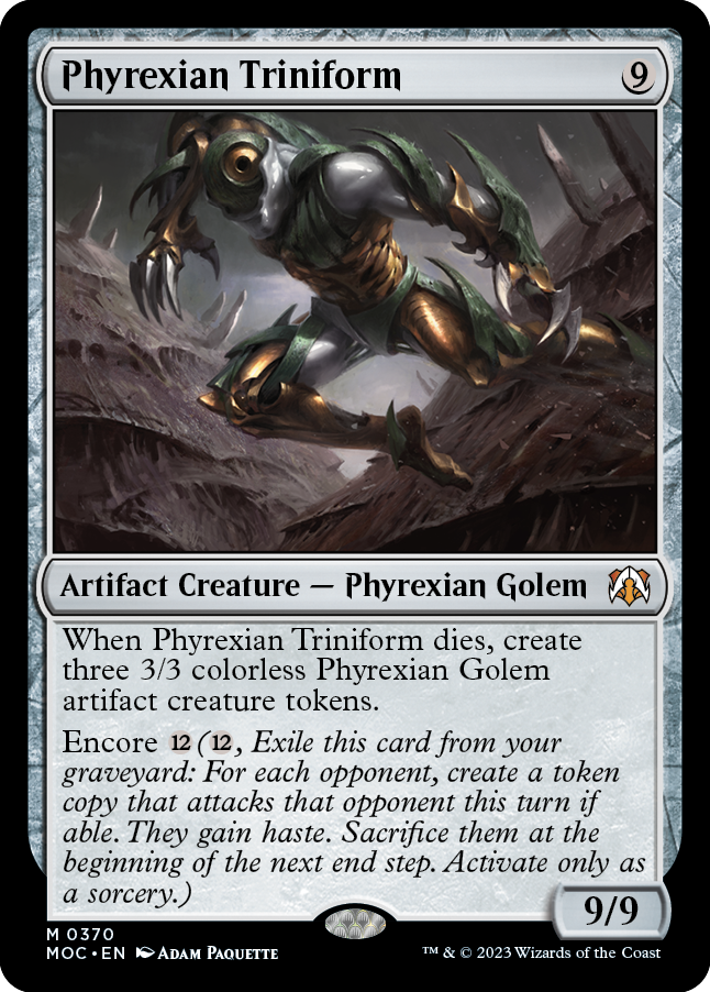 Phyrexian Triniform [March of the Machine Commander] | L.A. Mood Comics and Games