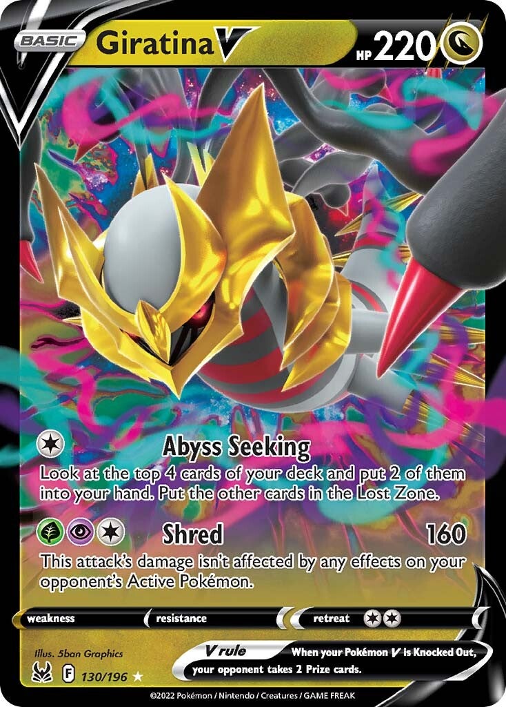 Giratina V (130/196) [Sword & Shield: Lost Origin] | L.A. Mood Comics and Games