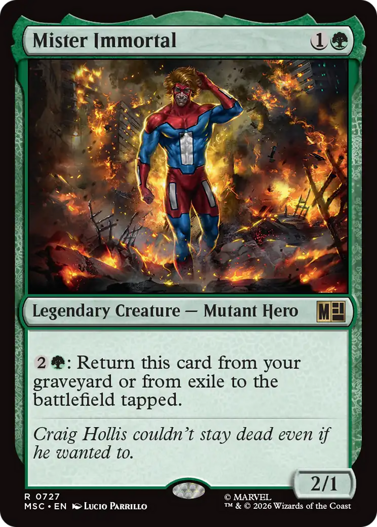Mister Immortal [Marvel Super Heroes Commander] | L.A. Mood Comics and Games