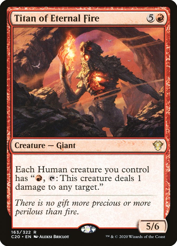 Titan of Eternal Fire [Commander 2020] | L.A. Mood Comics and Games