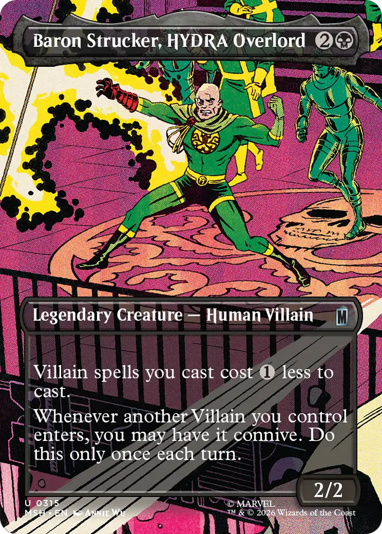 Baron Strucker, HYDRA Overlord (Borderless) (0315) [Marvel Super Heroes] | L.A. Mood Comics and Games