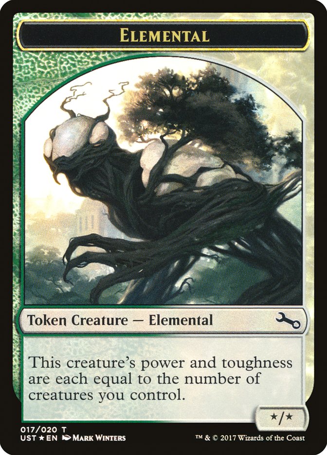 Elemental // Elemental Double-Sided Token (017/020) [Unstable Tokens] | L.A. Mood Comics and Games