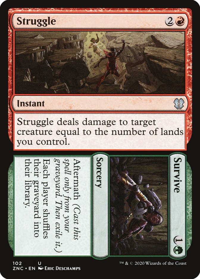 Struggle // Survive [Zendikar Rising Commander] | L.A. Mood Comics and Games