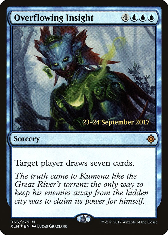 Overflowing Insight [Ixalan Prerelease Promos] | L.A. Mood Comics and Games
