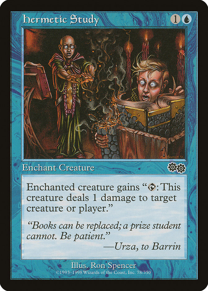 Hermetic Study [Urza's Saga] | L.A. Mood Comics and Games
