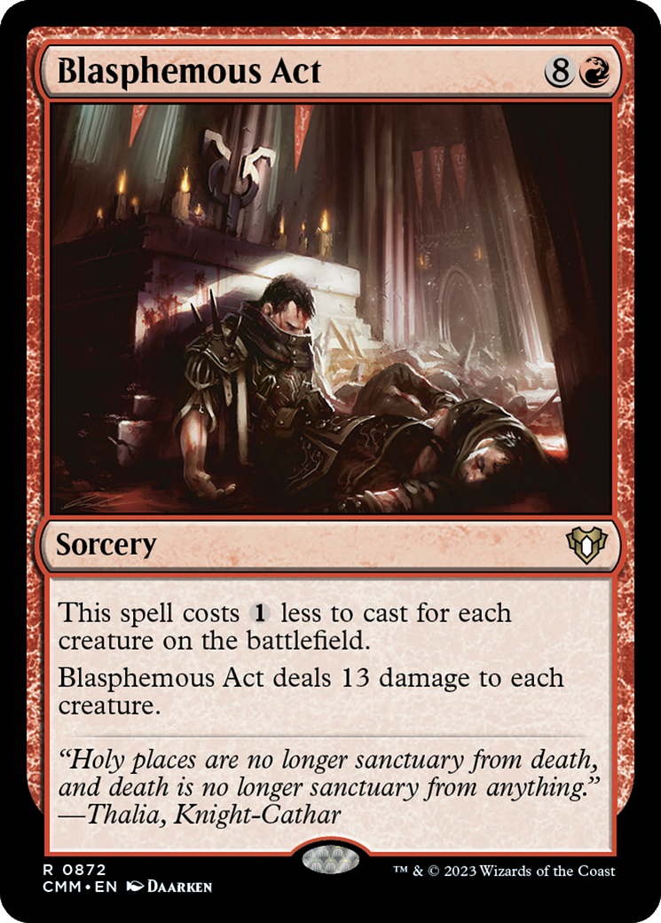 Blasphemous Act [Commander Masters] | L.A. Mood Comics and Games