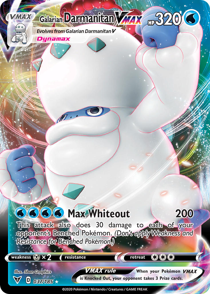 Galarian Darmanitan VMAX (037/185) [Sword & Shield: Vivid Voltage] | L.A. Mood Comics and Games