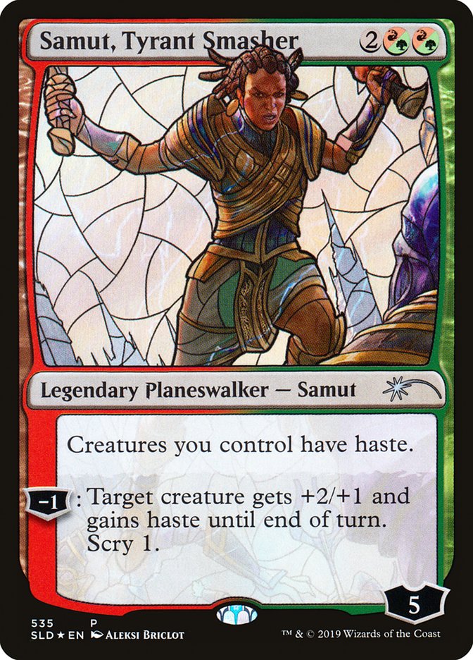 Samut, Tyrant Smasher (Stained Glass) [Secret Lair Drop Promos] | L.A. Mood Comics and Games