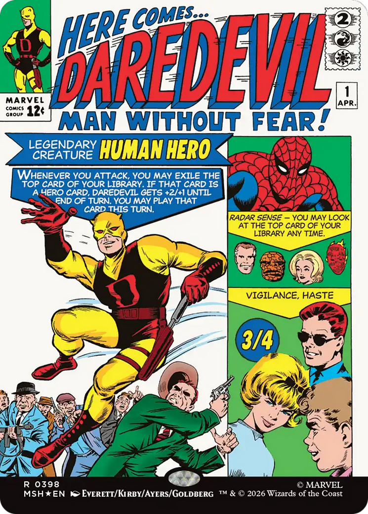 Daredevil, Man Without Fear (Borderless) (0398) [Marvel Super Heroes] | L.A. Mood Comics and Games