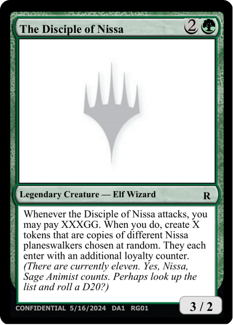 The Disciple of Nissa [Unknown Event] | L.A. Mood Comics and Games