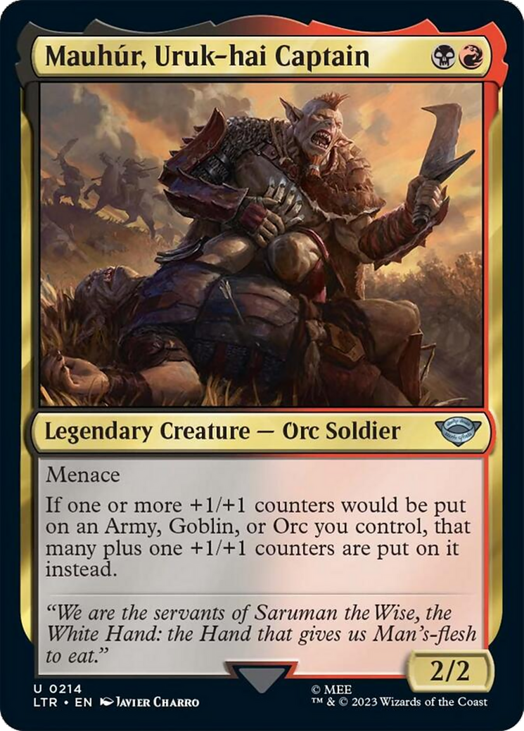Mauhur, Uruk-hai Captain [The Lord of the Rings: Tales of Middle-Earth] | L.A. Mood Comics and Games