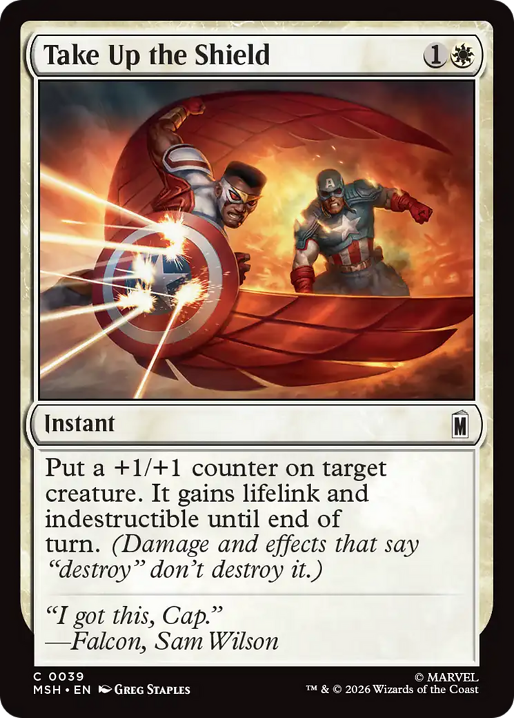 Take Up the Shield [Marvel Super Heroes] | L.A. Mood Comics and Games