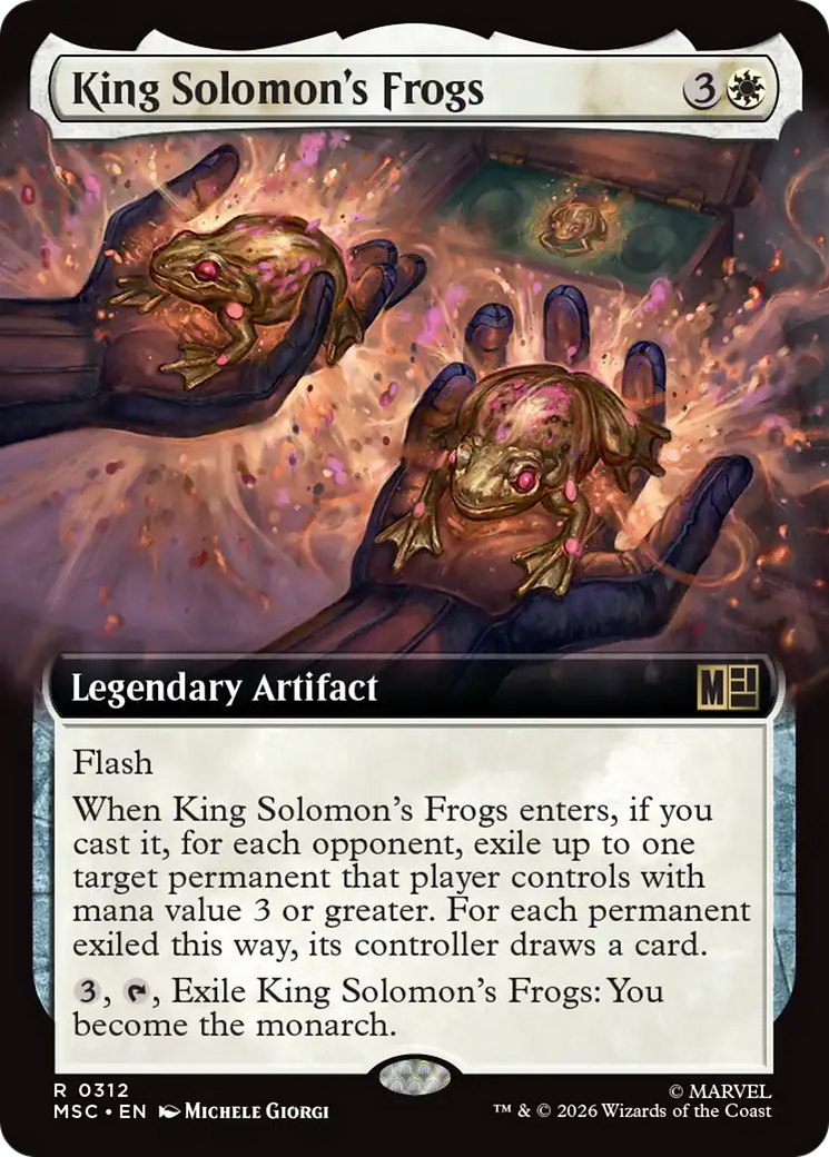 King Solomon's Frogs (Extended Art) [Marvel Super Heroes Commander] | L.A. Mood Comics and Games