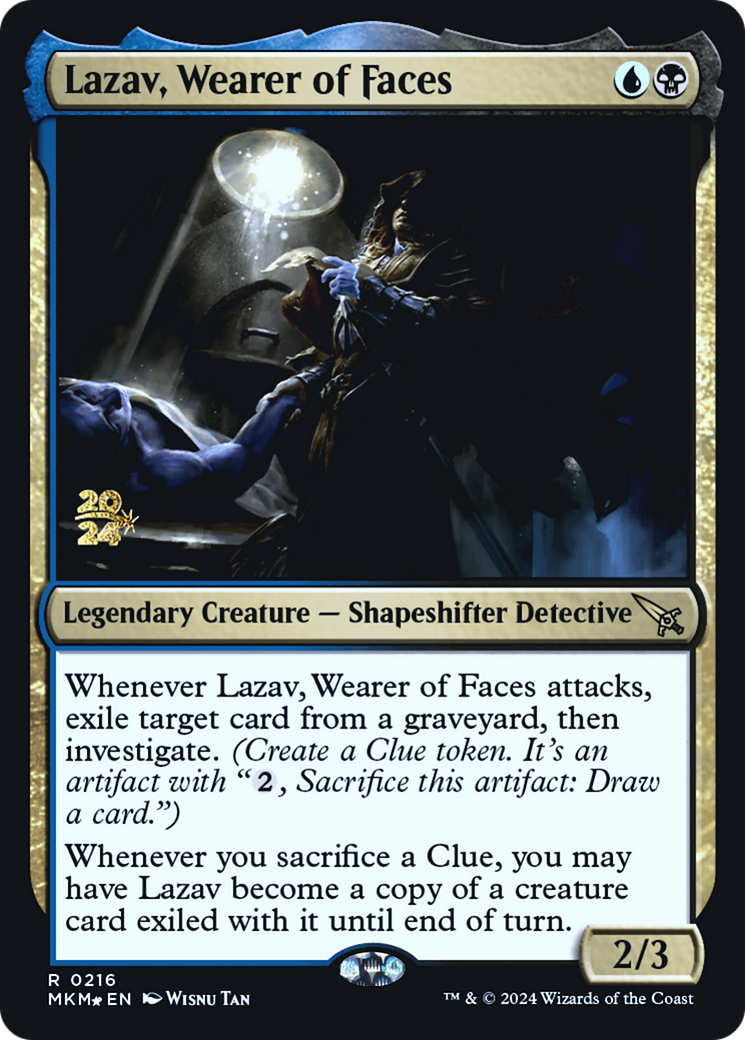 Lazav, Wearer of Faces [Murders at Karlov Manor Prerelease Promos] | L.A. Mood Comics and Games