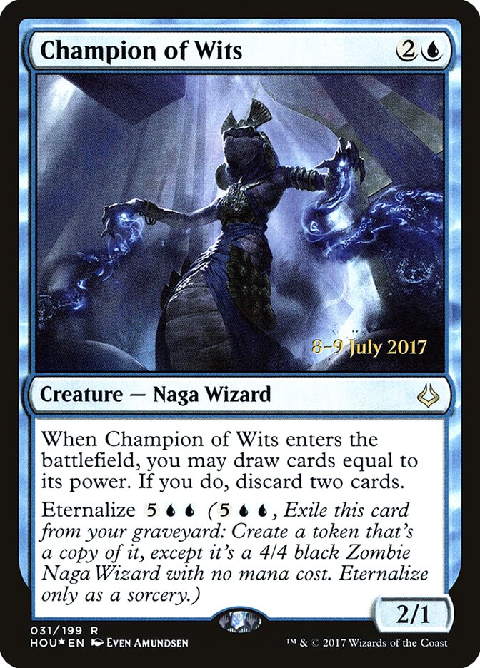 Champion of Wits [Hour of Devastation Prerelease Promos] | L.A. Mood Comics and Games