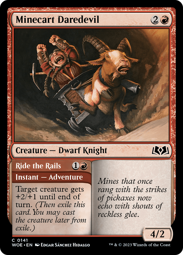 Minecart Daredevil // Ride the Rails [Wilds of Eldraine] | L.A. Mood Comics and Games