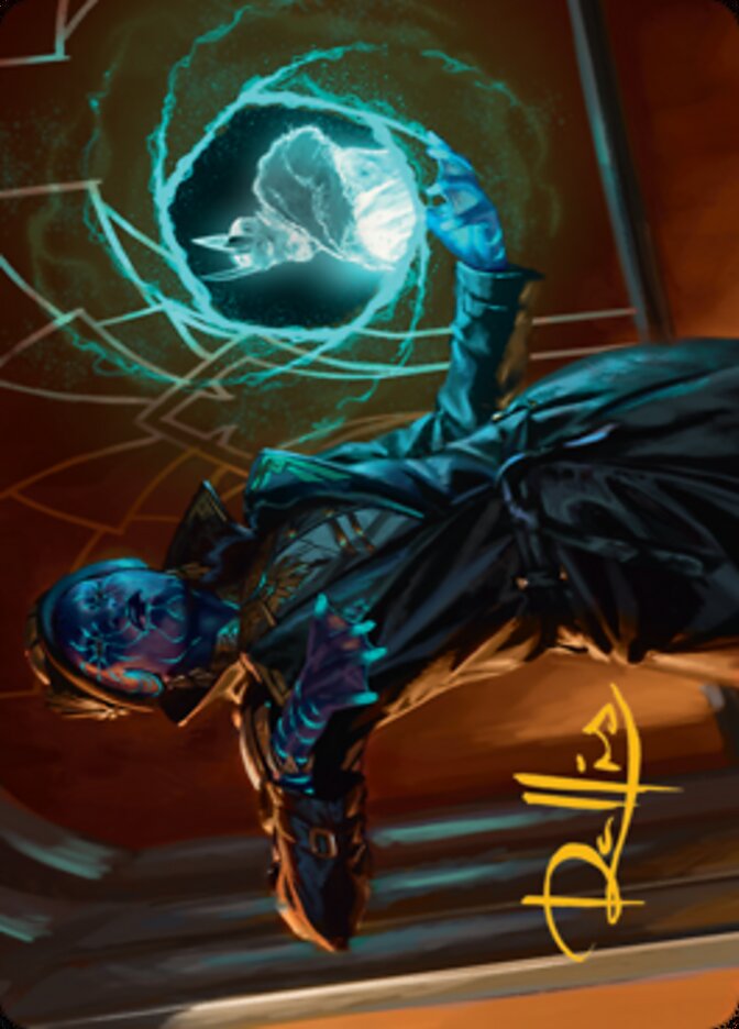 Kamiz, Obscura Oculus Art Card (Gold-Stamped Signature) [Streets of New Capenna Art Series] | L.A. Mood Comics and Games