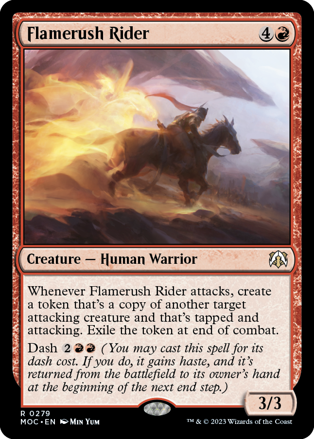 Flamerush Rider [March of the Machine Commander] | L.A. Mood Comics and Games