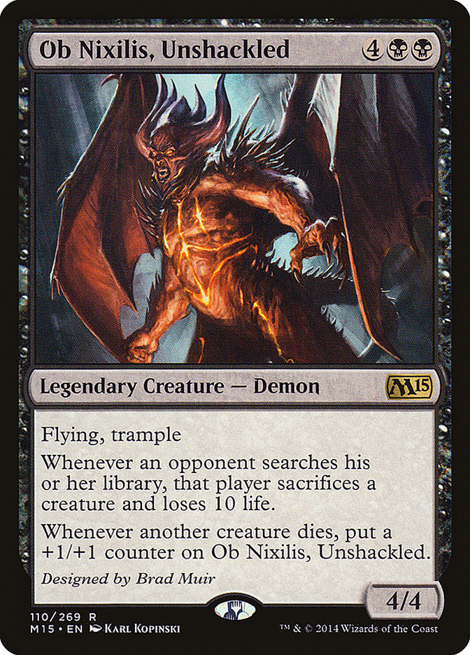 Ob Nixilis, Unshackled [Magic 2015] | L.A. Mood Comics and Games