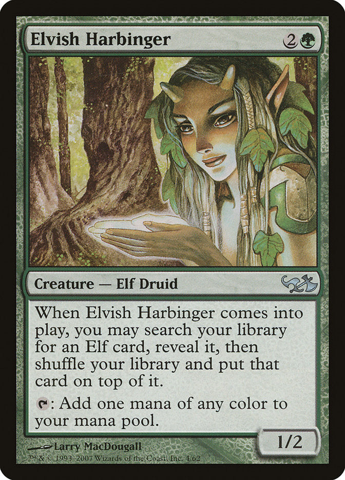Elvish Harbinger [Duel Decks: Elves vs. Goblins] | L.A. Mood Comics and Games