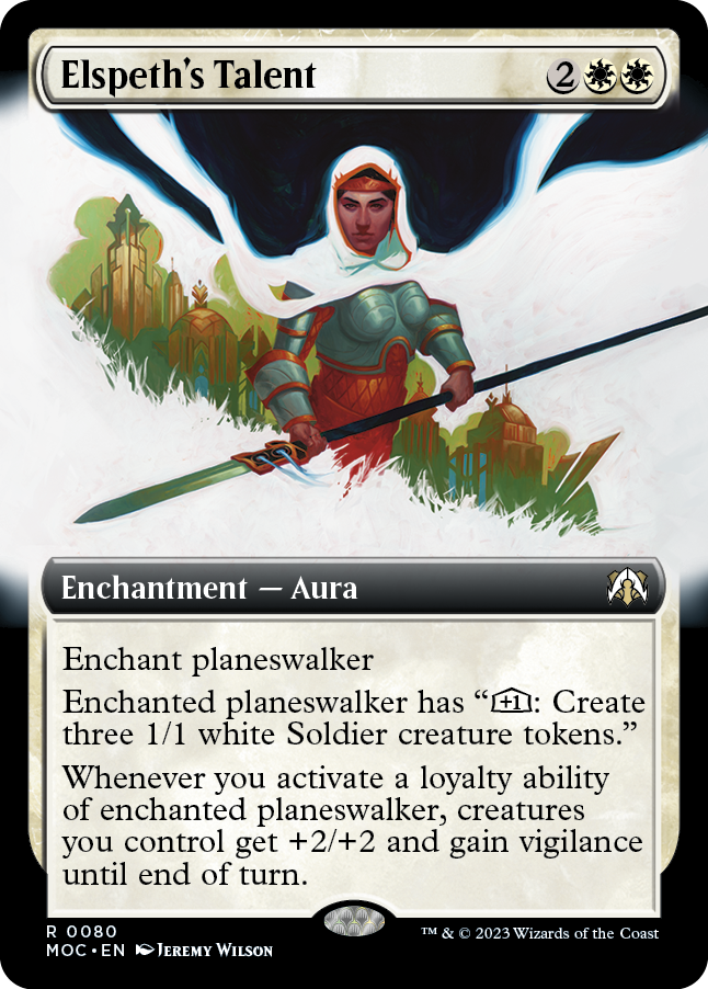 Elspeth's Talent (Extended Art) [March of the Machine Commander] | L.A. Mood Comics and Games